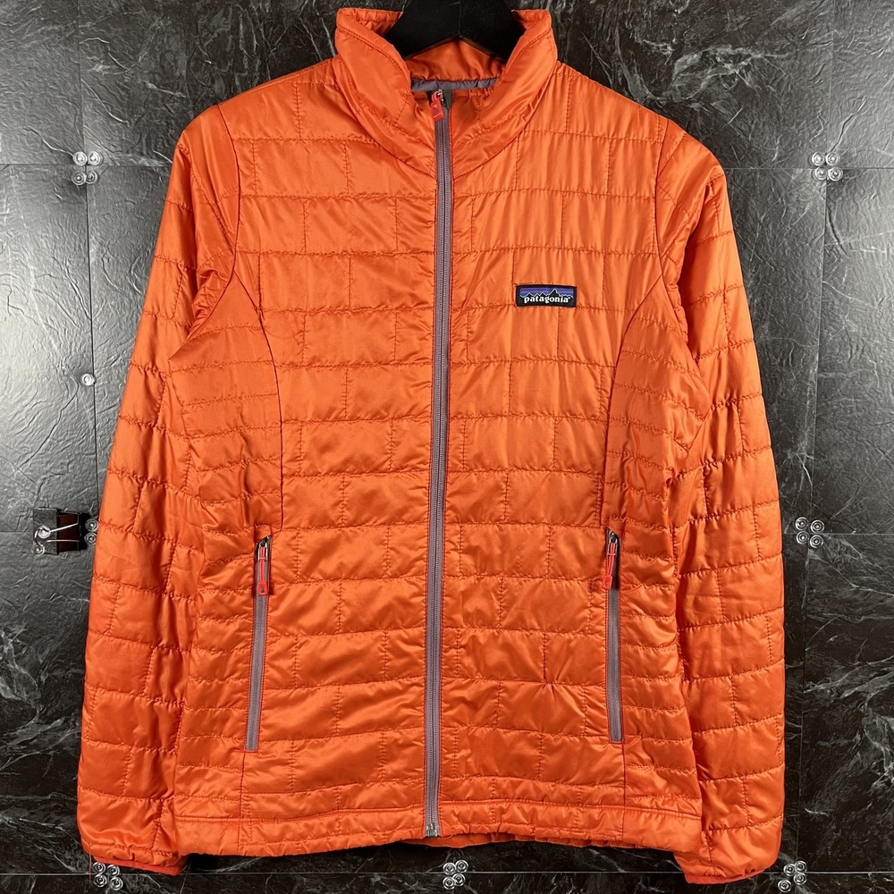 Patagonia Women's Orange Nano Puff Primaloft Jacket XS